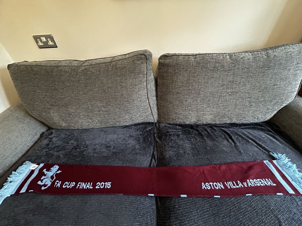 Aston Villa v Arsenal - FA Cup Final 2015 scarf