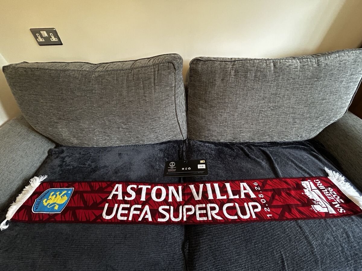 Aston Villa v Paris Saint-Germain - UEFA Super Cup red Salzburg variant