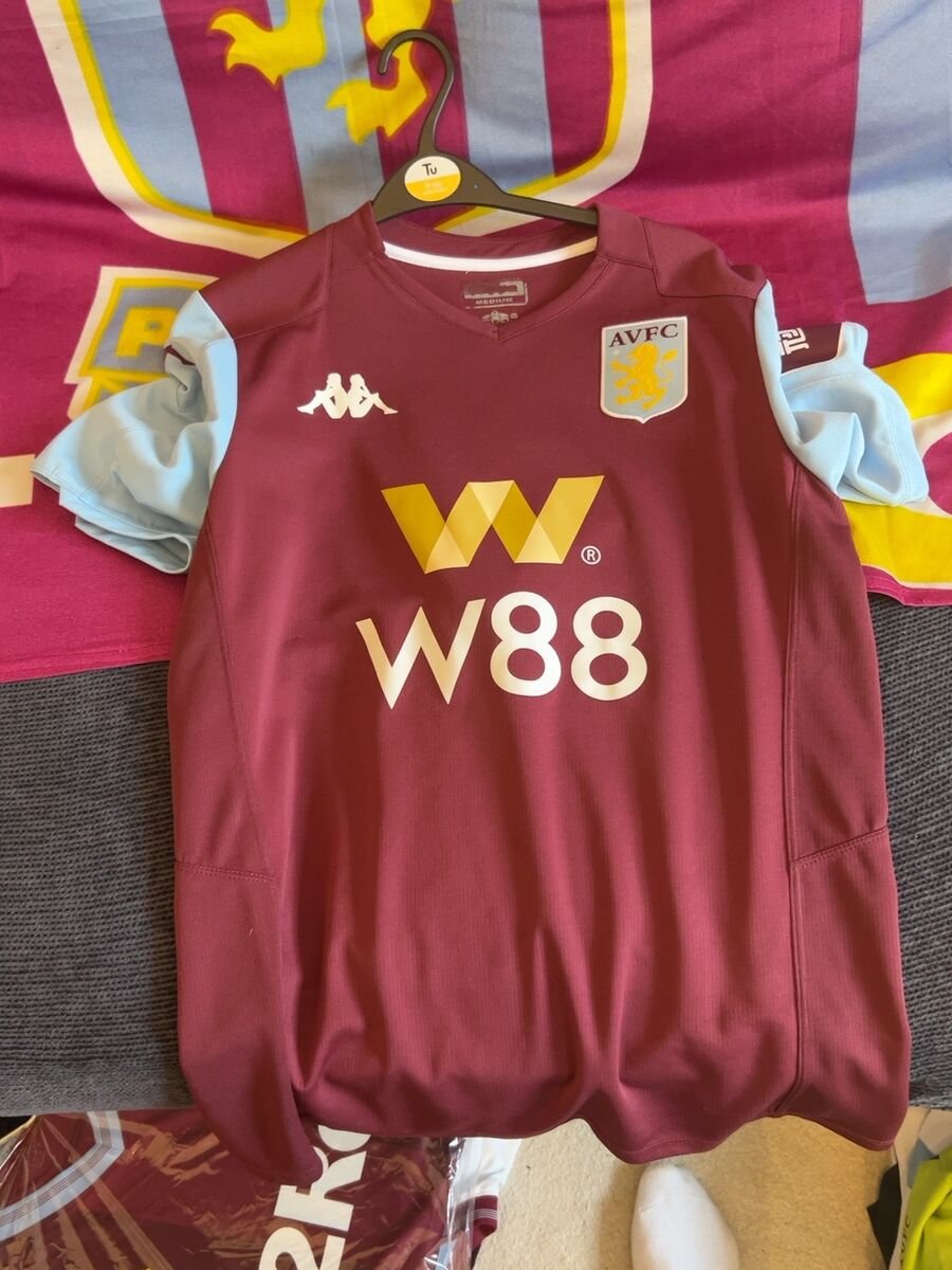 2019/20 Home - claret with light blue sleeves