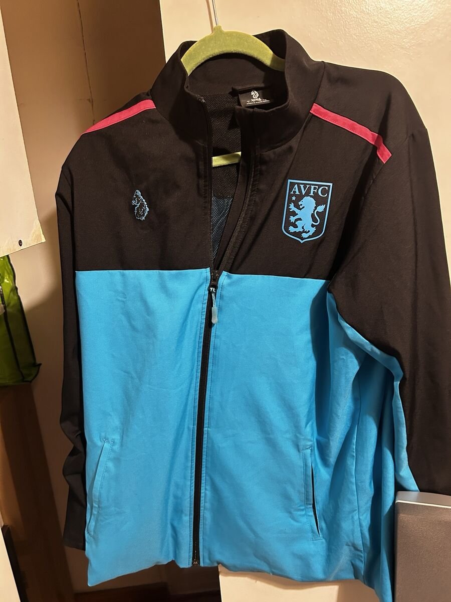2018/19 Track jacket - black/sky blue/pink full zip